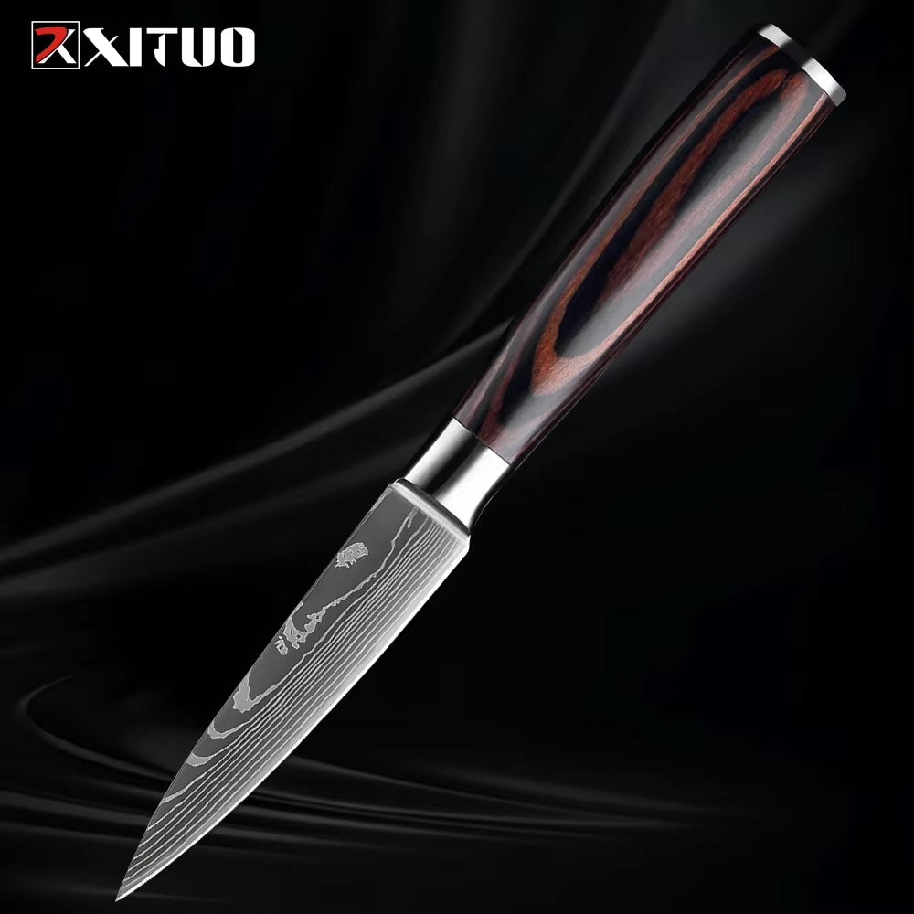 Sharp! Professional Chef Santoku Knife Set 