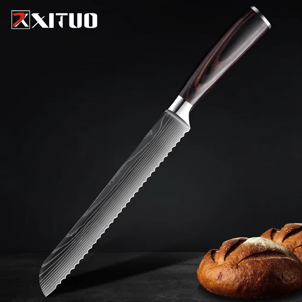 Sharp! Professional Chef Santoku Knife Set 