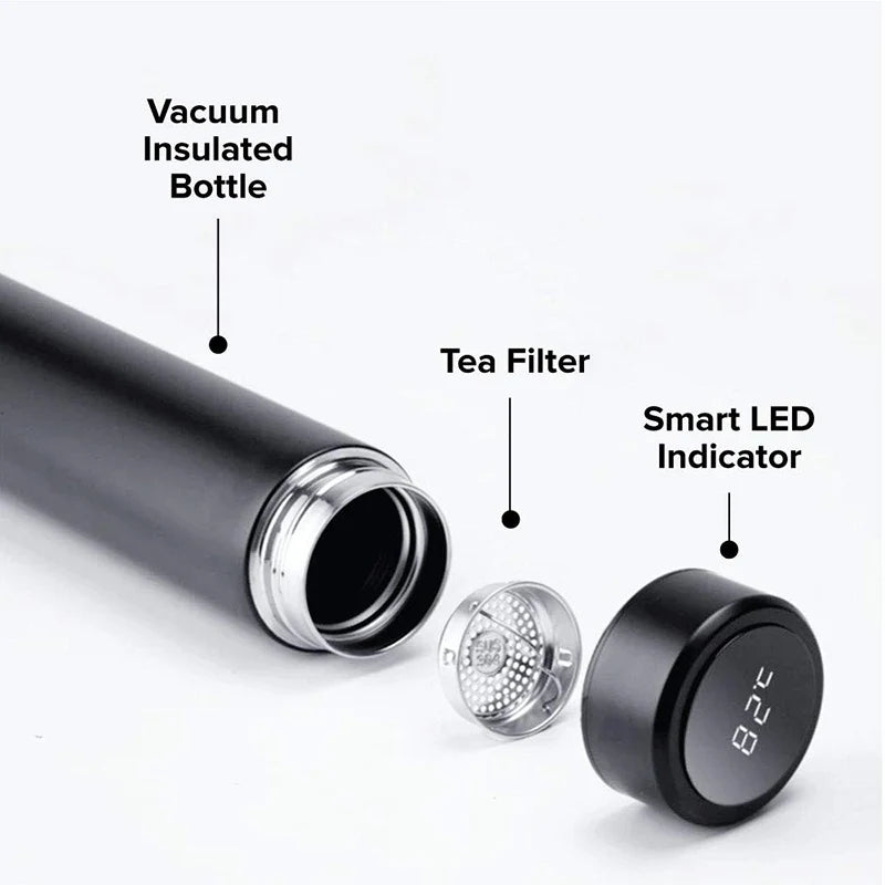 Insulated Smart Bottle With LCD Display