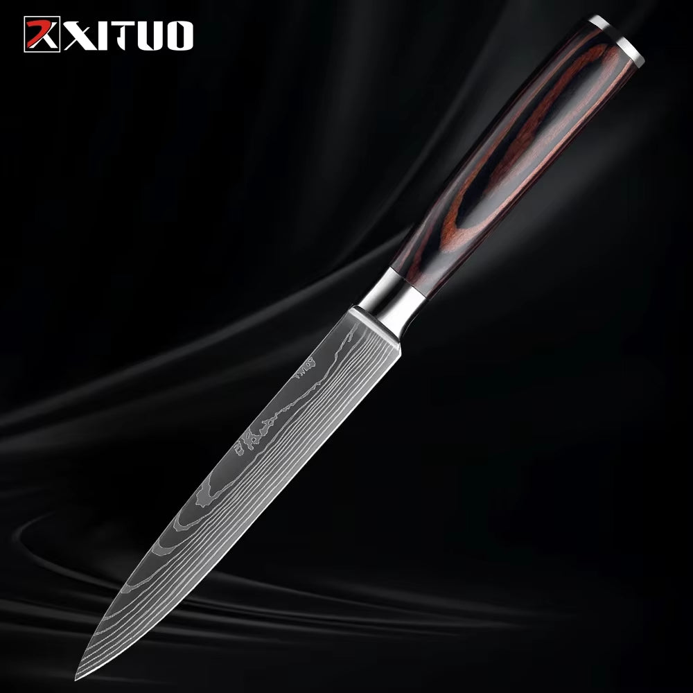 Sharp! Professional Chef Santoku Knife Set 