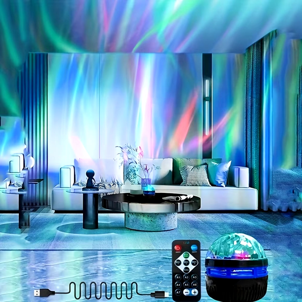 Aurora Night Lights Projector With Auto Rotating 