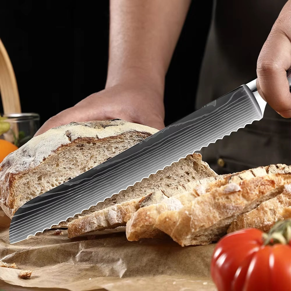 Sharp! Professional Chef Santoku Knife Set 