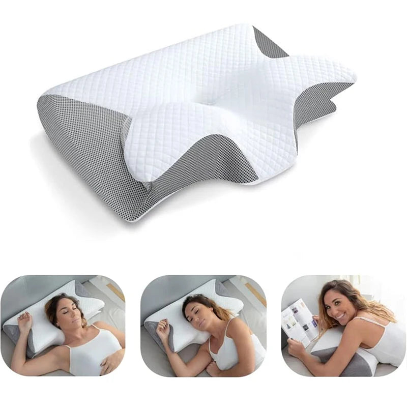 Ergonomic Memory Foam Pillow For Neck Support And Alignment