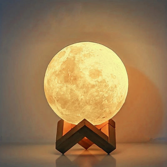 Moon Night Light Desktop Decorative Ornaments Illuminated Night Light