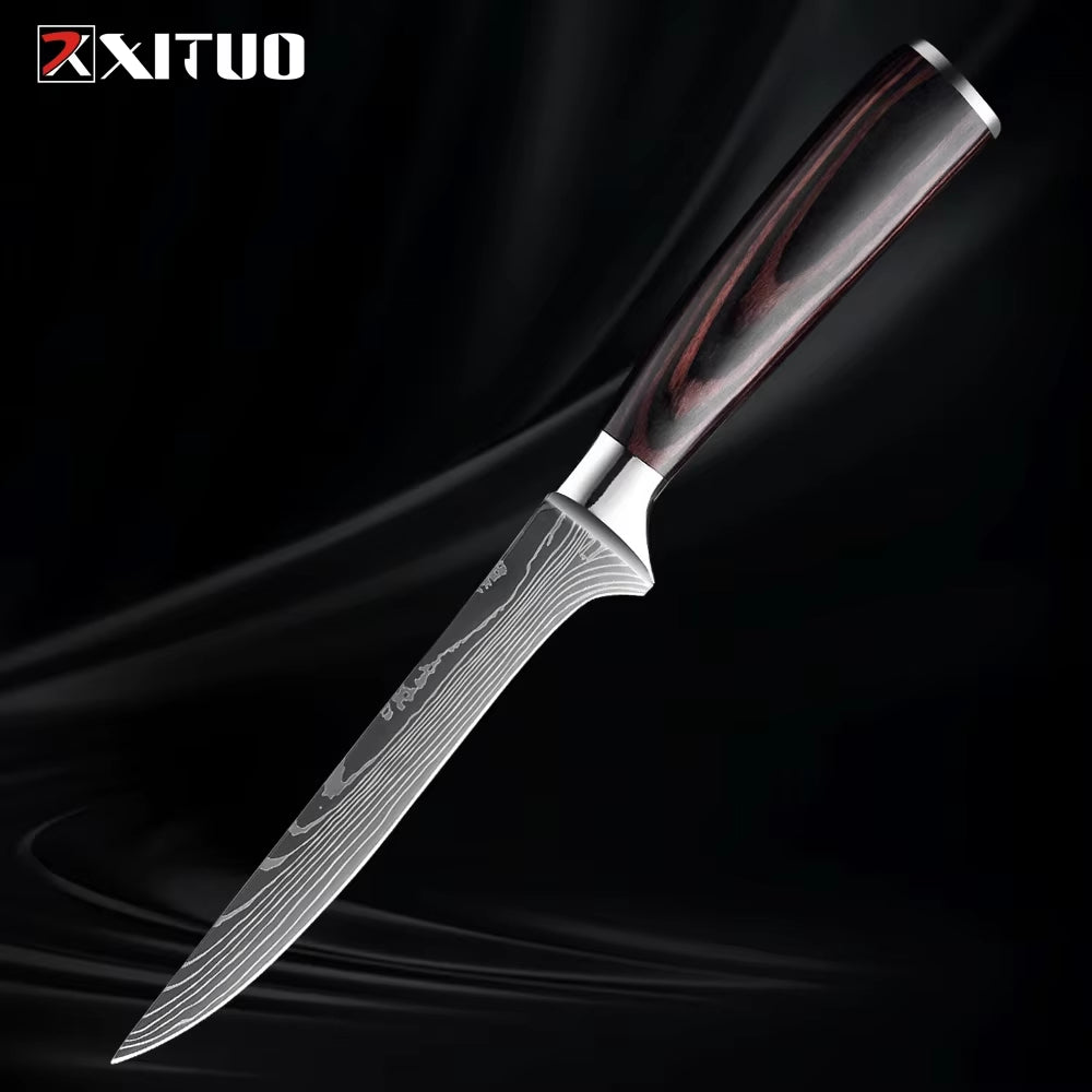 Sharp! Professional Chef Santoku Knife Set 